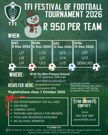 TFI Festival of Football Tournament 2026 (Per Player)
